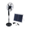 GloboStar® SOLARE-FAN 85358 Solar Fan Αυτόνομος Ηλιακός Επιδαπέδιος Ανεμιστήρας 25W 2 Λειτουργιών Ρεύματος με AC 220-240V ή με Φωτοβολταϊκό Panel 9V 15W & Επαναφορτιζόμενη Μπαταρία Li-ion 7.4V 6000mAh - 12 Ταχύτητες - Ασύρματο Χειριστήριο - Ενσωματωμέ