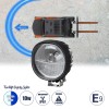 GloboStar® 85429 E9 Mark Forklift Safety Lights - Φώτα Προειδοποίησης & Διαγράμμισης Ασφαλείας για Περονοφόρα - Κλάρκ LED 10W DC 9-80V Αδιάβροχο IP67 Μπλε & Ψυχρό Λευκό 6000K Μ12.5 x Π10 x Υ6.5cm