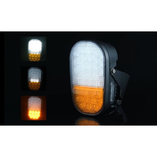 GloboStar® 85455 E57 Mark Σετ 2 x Φανάρια για TOYOTA & UNIVERSAL FORKLIFT Βασικού Φωτισμού για Οχήματα Περονοφόρα - Κλάρκ με Φλας LED 40W DC 10-80V Αδιάβροχα IP6K9K Πορτοκαλί & Ψυχρό Λευκό 6000K Μ20 x Π8 x Υ12cm GloboStar® 85455 E57 Mark Σετ 2 x Φανάρια για TOYOTA & UNIVERSAL FORKLIFT Βασικού Φωτισμού για Οχήματα Περονοφόρα - Κλάρκ με Φλας LED 40W DC 10-80V Αδιάβροχα IP6K9K Πορτοκαλί & Ψυχρό Λευκό 6000K Μ20 x Π8 x Υ12cm