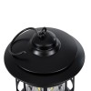 GloboStar® 85692 Αυτόνομο Επαναφορτιζόμενο Φανάρι Camping LED 5W USB 2.0 με Επαναφορτιζόμενη Μπαταρία 1 x 18650 2000mAh Li-ion - IP20 - Dimmable - Μαύρο με Διάφανο Γυαλί - Θερμό Λευκό 3000K Φ12 x Υ17cm