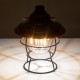 GloboStar® 85697 Αυτόνομο Φανάρι Camping LED 4W USB 2.0 με Επαναφορτιζόμενη Μπαταρία 1 x 18650 2000mAh Li-ion Power Bank IP20 Dimmable Καφέ με Διάφανο Γυαλί CCT Εναλλαγή Φωτισμού μέσω On/Off All In One Ψυχρό 6000K+Φυσικό 4500K+Θερμό 2700K Φ13.5 x Υ17.5cm