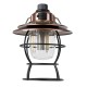 GloboStar® 85697 Αυτόνομο Φανάρι Camping LED 4W USB 2.0 με Επαναφορτιζόμενη Μπαταρία 1 x 18650 2000mAh Li-ion Power Bank IP20 Dimmable Καφέ με Διάφανο Γυαλί CCT Εναλλαγή Φωτισμού μέσω On/Off All In One Ψυχρό 6000K+Φυσικό 4500K+Θερμό 2700K Φ13.5 x Υ17.5cm