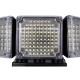 GloboStar® 85711 Αυτόνομος Ηλιακός Προβολέας με Τρεις Περιστρεφόμενες Κεφαλές LED SMD 2835 50W 2500lm με Ενσωματωμένη Μπαταρία 3400mAh - Φωτοβολταϊκό Πάνελ με Αισθητήρα Ημέρας-Νύχτας - PIR Αισθητήρα Κίνησης Αδιάβροχο IP65 Ψυχρό Λευκό 6000K