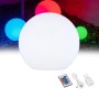 GloboStar® GARDENGLOW  85825 Ακρυλικό Φωτιστικό Μπάλα Εξωτερικού Χώρου - Πισίνας LED Globe 10W Φ40 Επαναφορτιζόμενο Μπαταρίας με Καλώδιο USB - Φορτιστή και Ασύρματο Χειριστήριο IR Αδιάβροχο IP65 Πολύχρωμο RGBW