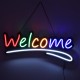 GloboStar® 85861 Φωτιστικό Ταμπέλα Φωτεινή Επιγραφή NEON LED Σήμανσης Animated WELCOME 30W AC 230V με Διακόπτη On/Off και Ασύρματο Χειριστήριο IR Κόκκινο - Πράσινο - Κίτρινο - Μπλε - Λευκό GloboStar® 85861 Φωτιστικό Ταμπέλα Φωτεινή Επιγραφή NEON LED Σήμανσης Animated WELCOME 30W AC 230V με Διακόπτη On/Off και Ασύρματο Χειριστήριο IR Κόκκινο - Πράσινο - Κίτρινο - Μπλε - Λευκό