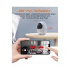 GloboStar® 86008 Rechargeable Table Camera WiFi HD 1080P 3MP 350° 5200mAh Two Way Audio & Motion Detection - Επαναφορτιζόμενη Επιτραπέζια Κάμερα WiFi HD 1080P 350° 5200mAh Διπλή Κατέυθυνση Ομιλίας με Ανιχνευτή Κίνησης - Λευκό