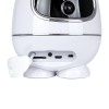 GloboStar® 86008 Rechargeable Table Camera WiFi HD 1080P 3MP 350° 5200mAh Two Way Audio & Motion Detection - Επαναφορτιζόμενη Επιτραπέζια Κάμερα WiFi HD 1080P 350° 5200mAh Διπλή Κατέυθυνση Ομιλίας με Ανιχνευτή Κίνησης - Λευκό