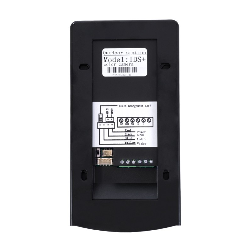 GloboStar® 86059 Σετ Θυροτηλεόρασης με Έγχρωμη Οθόνη Αφής 7 και Κάμερα 1080P HD & 4 Επαγωγικά Κλειδιά για Ηλεκτρονικές Κλειδαριές - Μαύρο - Χρυσό