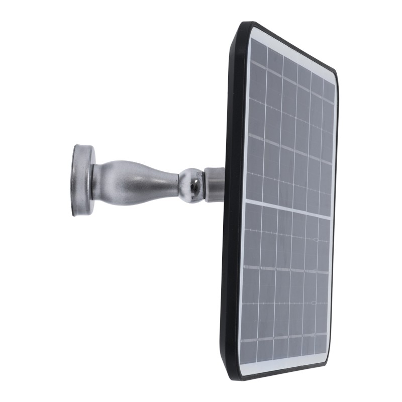 GloboStar® 86073 Αυτόνομος Ηλιακός Επιτοίχιος Προβολέας LED SMD 12W 600lm με IP Camera 1080P 2MP WiFi 150° Μοιρών - Ενσωματωμένη Μπαταρία 2500mAh - Φωτοβολταϊκό Πάνελ - Αισθητήρα Ημέρας-Νύχτας & Ρύθμιση Χρόνου Ανάμματος - Αδιάβροχος IP66 Ψυχρό Λευκό 6