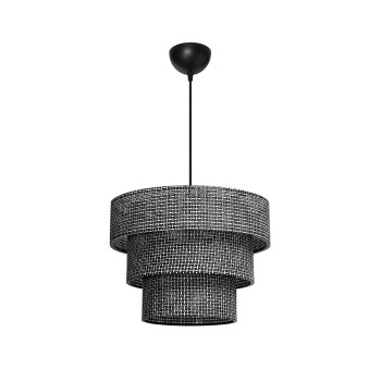 GLOBOSTAR® LEVEL 203-0276 Μοντέρνο Κρεμαστό Φωτιστικό Οροφής με Ντουί 1 x E27 AC 220-240V IP20 - Γκρι - Μ38 x Π38 x Υ30cm