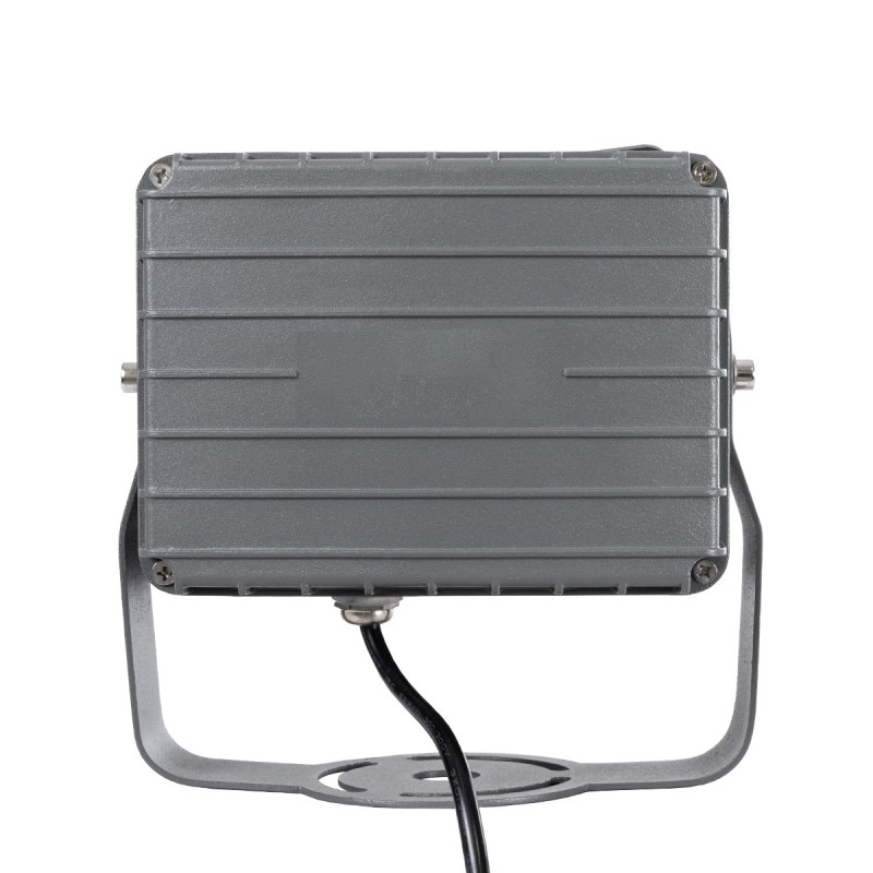 GLOBOSTAR® FLOODXENA 90130 Προβολέας Σποτ Wall Washer LED 24W 2880lm 10° AC 220-240V Αδιάβροχο IP65 Ψυχρό Λευκό 6000K - Bridgelux SMD Chip - Γκρι Ανθρακί - Μ18 x Π12 x Υ18cm - 3 Χρόνια Εγγύηση