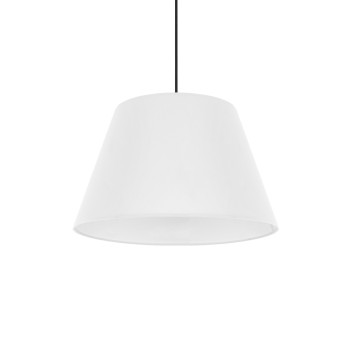 GLOBOSTAR® TRIANGLE 204-0089 Μοντέρνο Κρεμαστό Φωτιστικό Οροφής με Ντουί 1 x E27 AC 220-240V IP20 - Λευκό - Μ35 x Π35 x Υ24cm