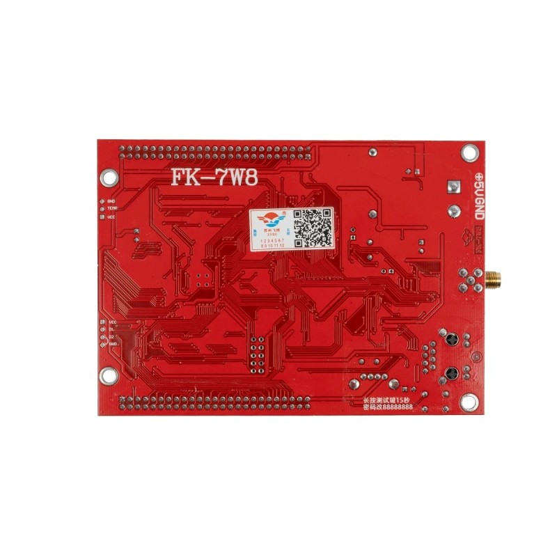 GLOBOSTAR® CARD-FK-7W8 90097 Κάρτα Εικόνας για Μονόχρωμες & Πολύχρωμες RGB LED Κυλιόμενες Ψηφιακές Επιγραφές/Οθόνες DC 5V IP20 - Μονόχρωμες 6528x160 & Πολύχρωμες RGB 2048x128 Max Pixels - Μ13.5 x Π9.1 x Υ1.7cm - 2 Χρόνια Εγγύηση