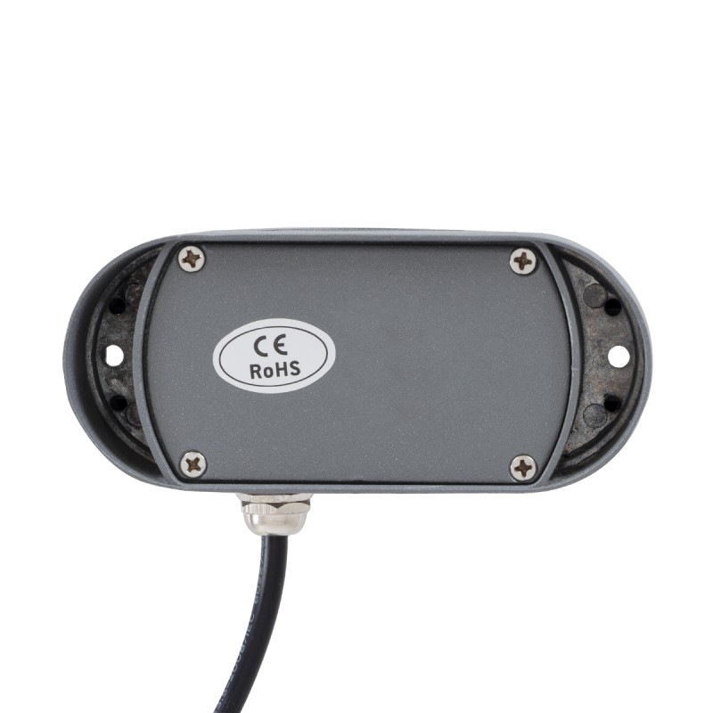 GloboStar® WINDOW-CURBA 90109 Αρχιτεκτονικό Φωτιστικό Ανάδειξης Παραθύρων Window Light LED 6W 570lm 3x262° DC 24V Αδιάβροχο IP65 Μ12 x Π5.3 x Υ6.5cm Φυσικό Λευκό 4500K - Γκρι Ανθρακί - 3 Χρόνια Εγγύηση