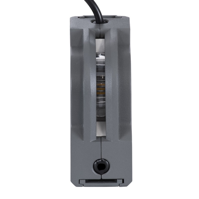 GLOBOSTAR® WINDOW-CORNA 90114 Αρχιτεκτονικό Γωνιακό Φωτιστικό Ανάδειξης Παραθύρων Window Light LED 6W 540lm 3x172° DC 24V Αδιάβροχο IP65 Θερμό Λευκό 2700K Dimmable - Γκρι Ανθρακί - Μ12 x Π4 x Υ12cm - 3 Χρόνια Εγγύηση