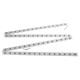 GloboStar® 90119 4 x Digital Pixel Addressable Facade Aluminum Bars - 4 x Ψηφιακές Μπάρες Αλουμινίου Πρόσοψης Κτιρίων LED SMD 3535 45W 60LED 60PIXEL SPI/TTL Protocol IC UCS512B 2700lm 120° DC 12V IP67 RGB - Ασημί Σώμα - Μ400 x Π4.5 x Υ3.6cm - 4 Μπάρες