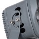 GLOBOSTAR® FLOOD-XENA 90121 Προβολέας Σποτ Wall Washer LED 12W 1320lm 10° AC 220-240V Αδιάβροχο IP65 Θερμό Λευκό 2700K - Γκρι Ανθρακί - Μ13.5 x Π11 x Υ15cm - 3 Χρόνια Εγγύηση