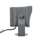 GLOBOSTAR® FLOOD-XENA 90128 Προβολέας Σποτ Wall Washer LED 24W 2640lm 10° AC 220-240V Αδιάβροχο IP65 Θερμό Λευκό 2700K - Γκρι Ανθρακί - Μ18 x Π13.5 x Υ18cm - 3 Χρόνια Εγγύηση