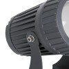 GLOBOSTAR® SPOT-FENIA 90135 Αρχιτεκτονικό Σποτ Φωτισμου LED 10W 1100lm 5° DC 24V Αδιάβροχο IP65 Θερμό Λευκό 2700K Dimmable - Γκρι Ανθρακί - Μ7 x Π7 x Υ12cm - 3 Χρόνια Εγγύηση