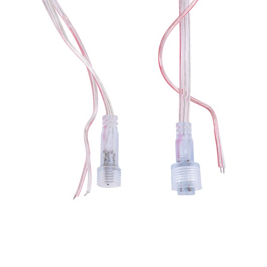 GloboStar® 90139 Digital Pixel Addressable Facade Module Chain String with 20 Spots - Ψηφιακή Αλυσίδα - Γιρλάντα με 20 Σποτ LED SMD 3535 15W 20LED 20PIXEL SPI/TTL Protocol IC UCS512B 900lm 240° DC 12V Αδιάβροχο IP67 Πολύχρωμο RGB - Μ200 x Π5 x Υ5cm - 3 Χρ