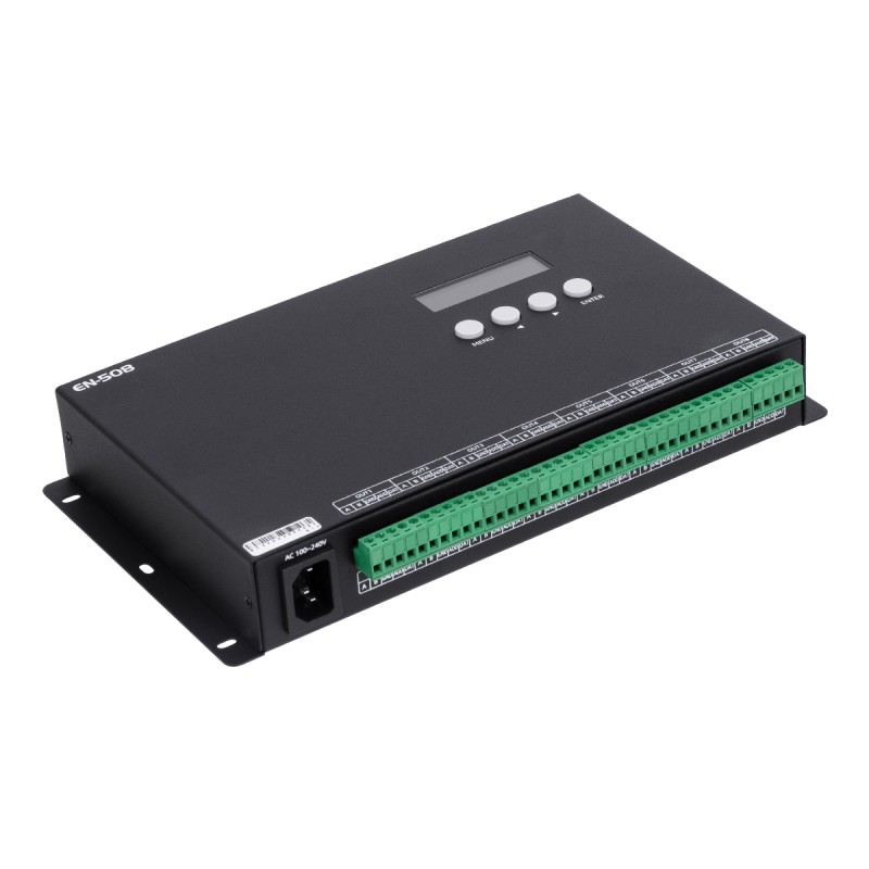 GloboStar® 90144 SEEKWAY EN-508 - Professional Channel Controller - Full Colour LED Digital SPI Pixel ONLINE Control System - Κεντρικός & Slave Controller Καναλιών Εξόδου για Ψηφιακά Προϊόντα LED Digital Pixel TTL & DMX512 - Single Colour & RG