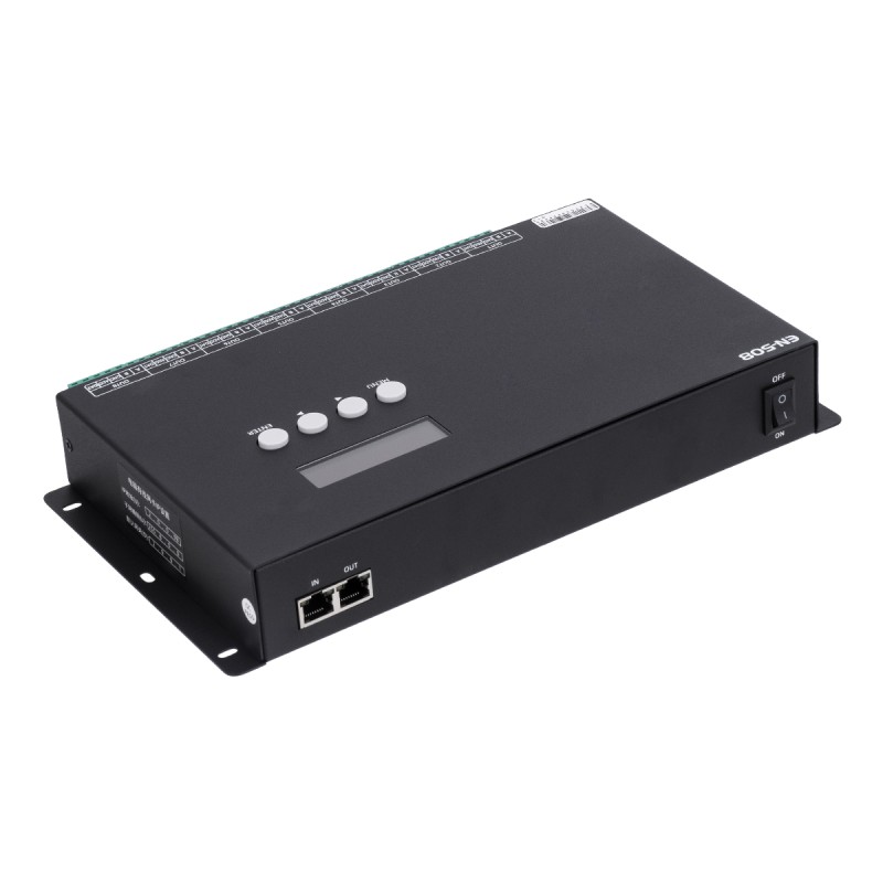 GloboStar® 90144 SEEKWAY EN-508 - Professional Channel Controller - Full Colour LED Digital SPI Pixel ONLINE Control System - Κεντρικός & Slave Controller Καναλιών Εξόδου για Ψηφιακά Προϊόντα LED Digital Pixel TTL & DMX512 - Single Colour & RG