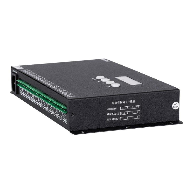 GloboStar® 90144 SEEKWAY EN-508 - Professional Channel Controller - Full Colour LED Digital SPI Pixel ONLINE Control System - Κεντρικός & Slave Controller Καναλιών Εξόδου για Ψηφιακά Προϊόντα LED Digital Pixel TTL & DMX512 - Single Colour & RG