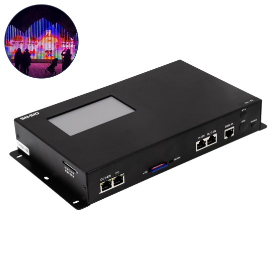 GloboStar® 90145 SEEKWAY SN-510 - Professional Master Controller - Full Colour LED Digital Control System - Κεντρικός Controller για Ψηφιακά Προϊόντα LED Digital Pixel TTL & DMX512 - Single Colour & RGB & RGBW - Synchronous & Asynchronous GloboStar® 90145 SEEKWAY SN-510 - Professional Master Controller - Full Colour LED Digital Control System - Κεντρικός Controller για Ψηφιακά Προϊόντα LED Digital Pixel TTL & DMX512 - Single Colour & RGB & RGBW - Synchronous & Asynchronous