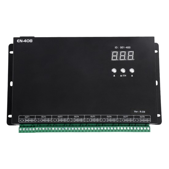GloboStar® 90146 SEEKWAY EN-408 - Professional Channel Controller - Full Colour LED Digital Control System - Κεντρικός & Slave Controller Καναλιών Εξόδου για Ψηφιακά Προϊόντα LED Digital Pixel TTL & DMX512 - Single Colour & RGB & RGBW - Sy GloboStar® 90146 SEEKWAY EN-408 - Professional Channel Controller - Full Colour LED Digital Control System - Κεντρικός & Slave Controller Καναλιών Εξόδου για Ψηφιακά Προϊόντα LED Digital Pixel TTL & DMX512 - Single Colour & RGB & RGBW - Sy