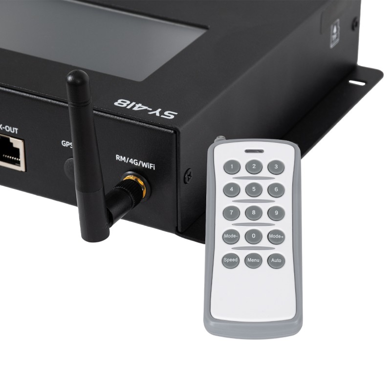 GloboStar® 90147 SEEKWAY SY-418 - Professional Master Controller - Full Colour LED Digital SPI Pixel Control System - Controller για Ψηφιακά Προϊόντα LED Digital Pixel TTL & DMX512 - Single Colour & RGB & RGBW - Synchronous & Asynchronous