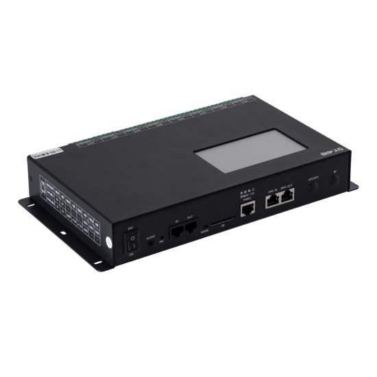 GloboStar® 90147 SEEKWAY SY-418 - Professional Master Controller - Full Colour LED Digital SPI Pixel Control System - Controller για Ψηφιακά Προϊόντα LED Digital Pixel TTL & DMX512 - Single Colour & RGB & RGBW - Synchronous & Asynchronous GloboStar® 90147 SEEKWAY SY-418 - Professional Master Controller - Full Colour LED Digital SPI Pixel Control System - Controller για Ψηφιακά Προϊόντα LED Digital Pixel TTL & DMX512 - Single Colour & RGB & RGBW - Synchronous & Asynchronous