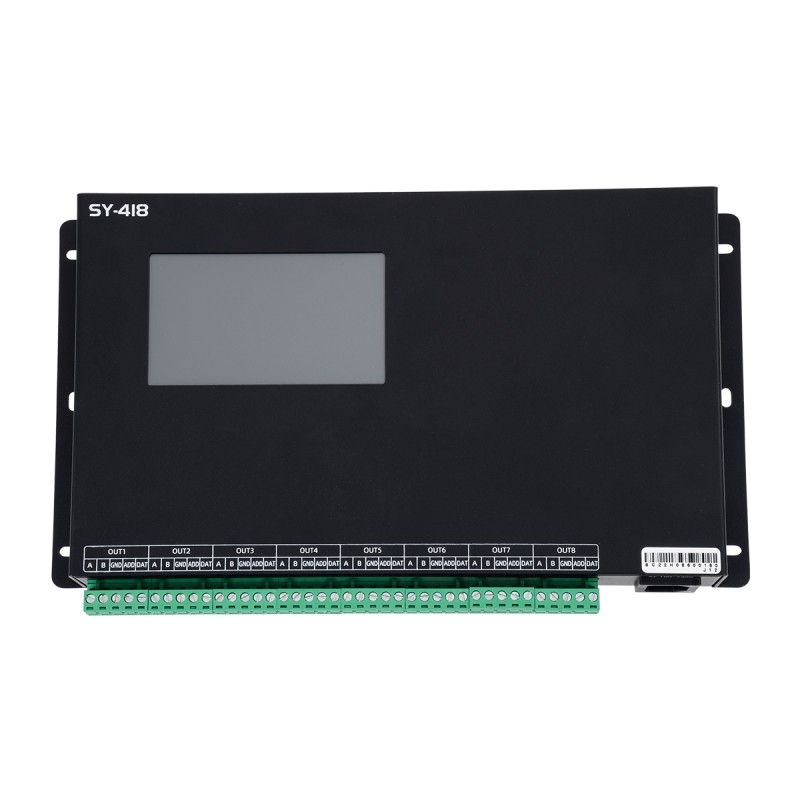 GloboStar® 90147 SEEKWAY SY-418 - Professional Master Controller - Full Colour LED Digital SPI Pixel Control System - Controller για Ψηφιακά Προϊόντα LED Digital Pixel TTL & DMX512 - Single Colour & RGB & RGBW - Synchronous & Asynchronous