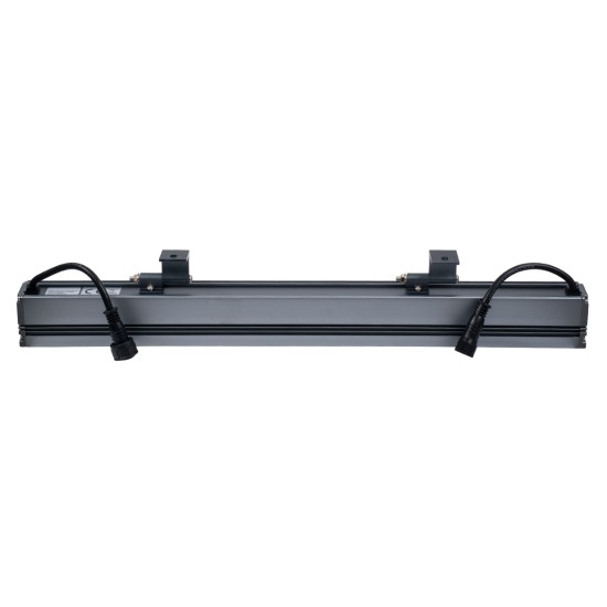 GloboStar® WASHER-NAIA 90177 Μπάρα Φωτισμού Wall Washer LED 18W 1890lm 30° DC 24V Αδιάβροχο IP65 Μ50 x Π4 x Υ5cm Πολύχρωμο RGBW DMX512 - Γκρι Ανθρακί - 3 Years Warranty