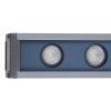 GloboStar® WASHER-GAIA 90185 Μπάρα Φωτισμού Wall Washer LED 36W 3780lm 30° DC 24V Αδιάβροχο IP65 Μ100 x Π4 x Υ5cm Πολύχρωμο RGBW DMX512 - Γκρι Ανθρακί - 3 Χρόνια Εγγύηση