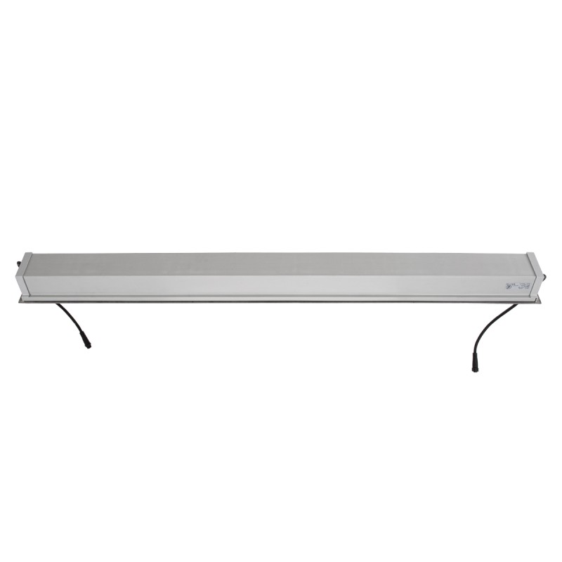 GloboStar® UNDERGROUND-PASSAGGIO 90197 Χωνευτό Φωτιστικό Wall Washer Δαπέδου LED 24W 2040lm 10° DC 24V Αδιάβροχο IP68 με Ρυθμιζόμενη Γωνία Φωτισμού L108 x W9 x H7.5cm RGBW DMX512 - Ανοξείδωτο Ατσάλι - 3 Years Warranty