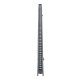 GloboStar® DIGI-BAR 90211 Ψηφιακή Μπάρα Φωτισμού Wall Washer Digital Pixel Facade Tuber Bar LED 12W 840lm 45° DC 24V Αδιάβροχο IP65 L100 x W3.5 x H3.2cm Θερμό Λευκό 2700K DMX512 - Γκρι Ανθρακί με Pixel Lens Φακούς - 3 Years Warranty