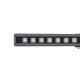 GloboStar® DIGI-BAR 90211 Ψηφιακή Μπάρα Φωτισμού Wall Washer Digital Pixel Facade Tuber Bar LED 12W 840lm 45° DC 24V Αδιάβροχο IP65 L100 x W3.5 x H3.2cm Θερμό Λευκό 2700K DMX512 - Γκρι Ανθρακί με Pixel Lens Φακούς - 3 Years Warranty