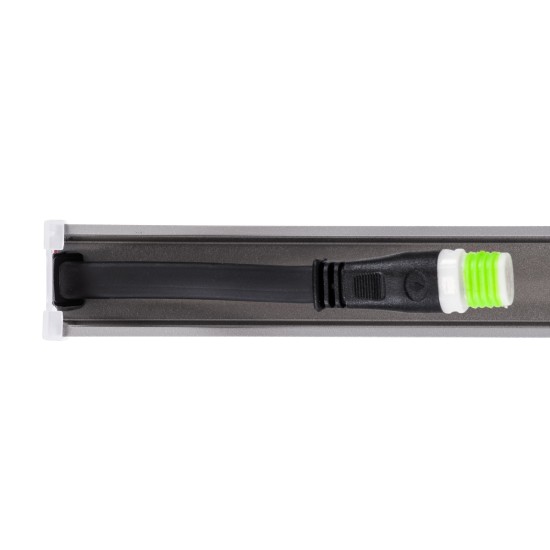 GloboStar® DIGI-BAR 90213 Ψηφιακή Μπάρα Φωτισμού Wall Washer Digital Pixel Facade Tuber Bar LED 12W 840lm 180° DC 24V Αδιάβροχο IP65 L100 x W3 x H4.5cm Θερμό Λευκό 2700K DMX512 - Ασημί με Οπάλ Λευκό Κάλυμμα - 3 Years Warranty