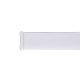 GloboStar® DIGI-BAR 90213 Ψηφιακή Μπάρα Φωτισμού Wall Washer Digital Pixel Facade Tuber Bar LED 12W 840lm 180° DC 24V Αδιάβροχο IP65 L100 x W3 x H4.5cm Θερμό Λευκό 2700K DMX512 - Ασημί με Οπάλ Λευκό Κάλυμμα - 3 Years Warranty