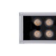 GloboStar® WASHER-GAIA 90215 Μπάρα Φωτισμού Wall Washer LED 144W 12960lm 10° DC 24V Αδιάβροχο IP67 L100 x W7.3 x H4.3cm Θερμό Λευκό 2700K - Ασημί - 3 Years Warranty
