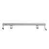 GloboStar® WASHER-GAIA 90216 Μπάρα Φωτισμού Wall Washer LED 144W 12240lm 10° DC 24V Αδιάβροχο IP67 L100 x W7.3 x H4.3cm RGBW DMX512 - Ασημί - 3 Years Warranty