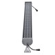 GloboStar® WASHER-GAIA 90218 Μπάρα Φωτισμού Wall Washer LED 216W 18360lm 10° DC 24V Αδιάβροχο IP67 L100 x W10.2 x H9.5cm RGBW DMX512 - Ασημί - 3 Years Warranty