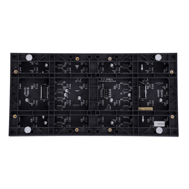 GloboStar® MODULCO 90233 LED Display Module 32x16cm - Πλακίδιο Ψηφιακής Οθόνης LED Video Wall - P2 Pro 3840Hz High Refresh Rate 12800 Dots - 25 W ≥600cd/㎡ DC 4.5~5V - SMD1515 RGB 3in1 4398 Billion Colors - Indoor IP20 - Μ32 x Υ16cm