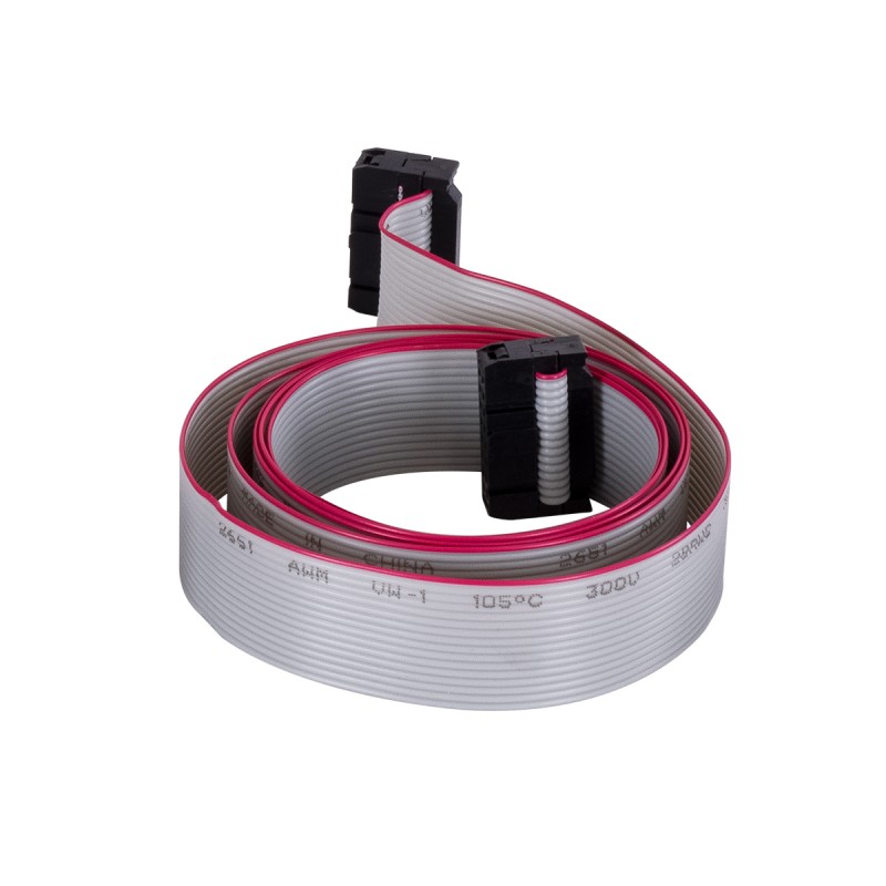 GloboStar® DATULCO 90241 Καλωδιοταινία 1m Data Cable HUB75 Μεταφοράς Σήματος/Εικόνας για Ψηφιακές Οθόνες LED Video Wall Μ100 x Π2.5 x Υ1.5cm - 2 Years Warranty