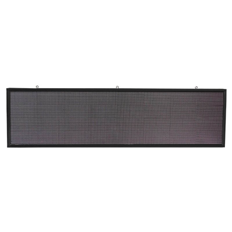 GLOBOSTAR®DISPLAY 90290 Κυλιόμενη Ψηφιακή Επιγραφή P10 Μονής Όψης LED AC 220-240V Αδιάβροχο IP65 Ψυχρό Λευκό 6000K - WiFi Control μέσω FK APP - Αισθητήρας Θερμοκρασίας & Υγρασίας - Μ264 x Π9 x Υ72cm - 2 Χρόνια Εγγύηση