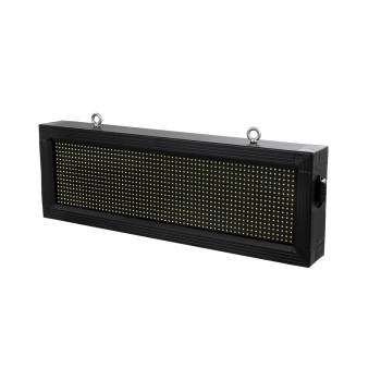 GLOBOSTAR® DISPLAY 90306 Κυλιόμενη Ψηφιακή Επιγραφή 64x16cm P10 Μονής Όψης LED AC 220-240V Αδιάβροχο IP65 Ψυχρό Λευκό 6000K - WiFi Control μέσω FK APP - Αισθητήρας Θερμοκρασίας & Υγρασίας - Μ72 x Π9 x Υ24cm - 2 Χρόνια Εγγύηση