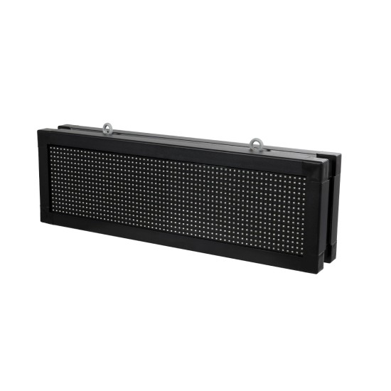 GloboStar® DISPLAY 90317 LED Scrolling Display 64x16cm - Κυλιόμενη Ψηφιακή Πινακίδα / Επιγραφή Διπλής Όψης P10 LED SMD AC 220-240V - Λειτουργία μέσω Wi-Fi με Εφαρμογή APP - Αισθήτηρας Θερμοκρασίας και Υγρασίας - Αδιάβροχο IP65 - Μ70.5 x Π11 x Υ22.5cm - Πρ