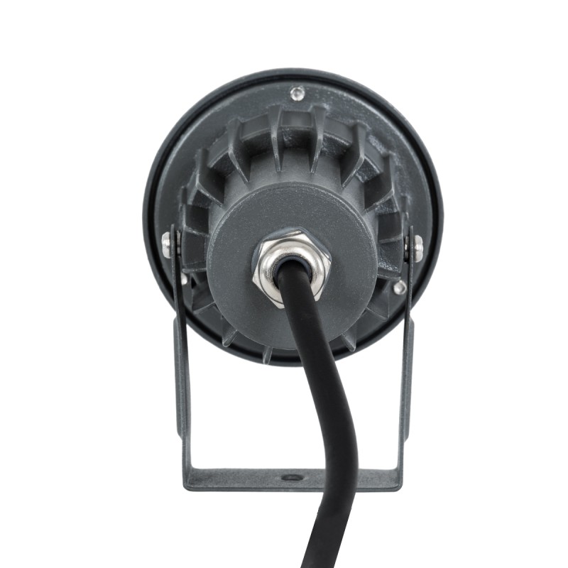 GLOBOSTAR® TREELIGHT-TZINA 90350 Σποτ Φωτισμού για Φυτά - Δέντρα με Βάση Κήπου / Καρφωτό LED 3W 315lm 10° DC 24V Αδιάβροχο IP65 Πορτοκαλί 2200K Dimmable - Γκρι Ανθρακί - Μ10.5 x Π7.5 x Υ7.5cm - 3 Χρόνια Εγγύηση