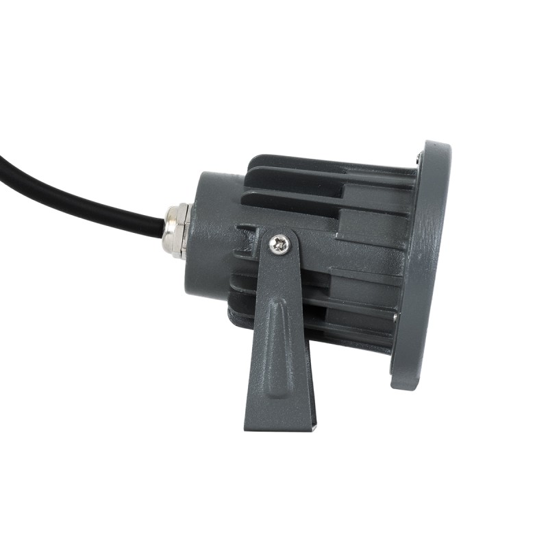 GLOBOSTAR® TREELIGHT-TZINA 90351 Σποτ Φωτισμού για Φυτά - Δέντρα με Βάση Κήπου / Καρφωτό LED 3W 330lm 10° DC 24V Αδιάβροχο IP65 Θερμό Λευκό 2700K Dimmable - Γκρι Ανθρακί - Μ10.5 x Π7.5 x Υ7.5cm - 3 Χρόνια Εγγύηση