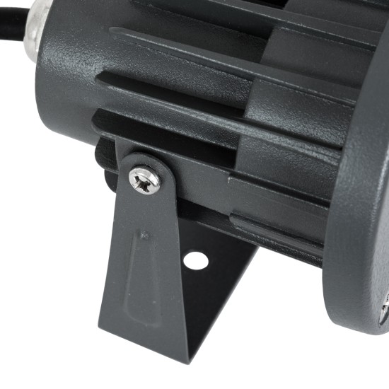 GLOBOSTAR® TREELIGHT-TZINA 90351 Σποτ Φωτισμού για Φυτά - Δέντρα με Βάση Κήπου / Καρφωτό LED 3W 330lm 10° DC 24V Αδιάβροχο IP65 Θερμό Λευκό 2700K Dimmable - Γκρι Ανθρακί - Μ10.5 x Π7.5 x Υ7.5cm - 3 Χρόνια Εγγύηση